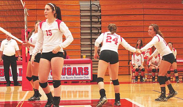 Volleyball hit with first district loss