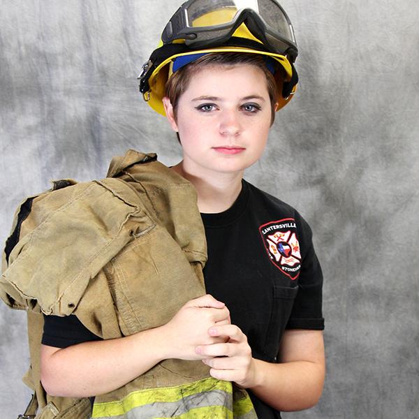 Her fellow volunteer firefighters have given Sydni Bradley the nickname of Wildfire.