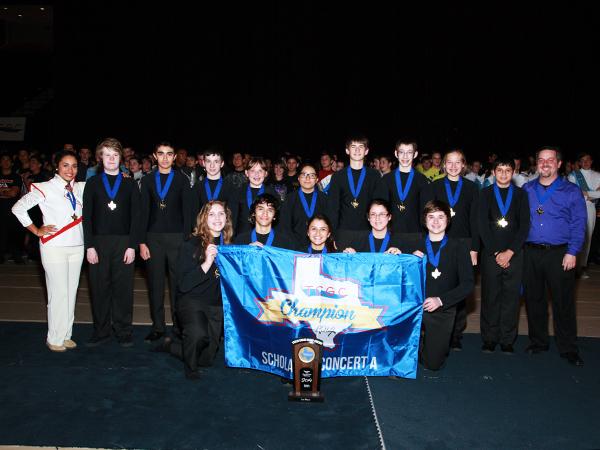Percussion band claims state title