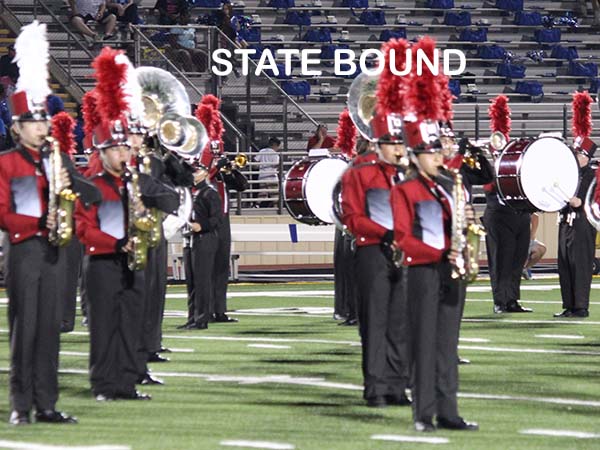 Band takes 3rd in Area, going to State