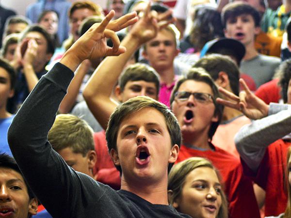 Pep rally gets Cougars fired up for Magnolia