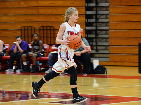 Emily Jiral(11th) as point guard