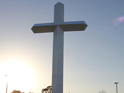 The Cross of Tomball is visible from Hwy 249 and the new 99 Parkway.
