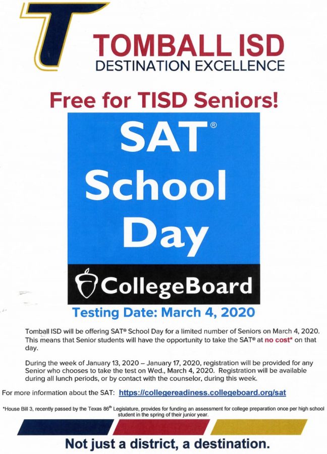 This flier was sent out to all seniors in the school district.