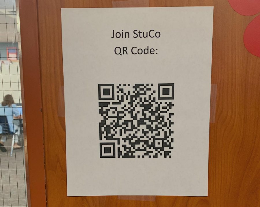 QR Code for Membership Form can be found outside Room 1205. 