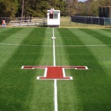 The soccer team field at Tomball High School.