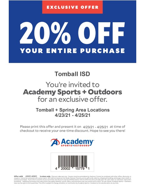 Academy offering discount for students, staff this weekend