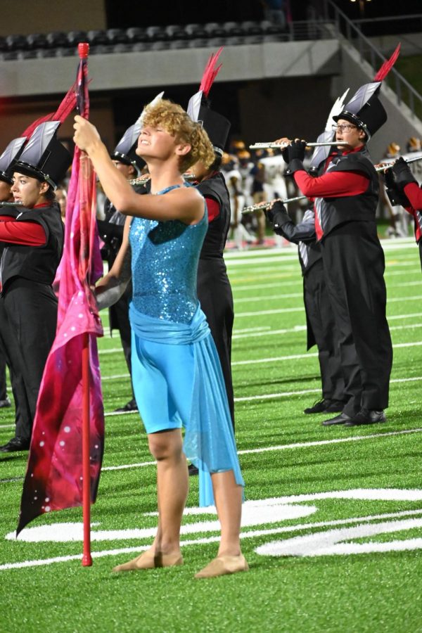 Band performing at halftime