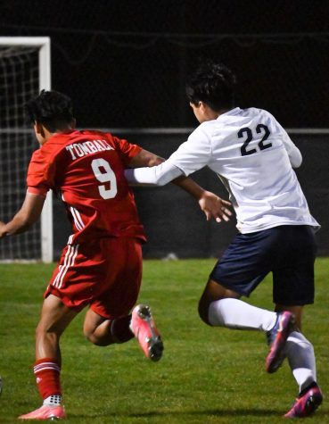 The boys soccer team rolled to an undefeated district title.