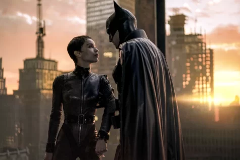 The Batman and Catwoman. 