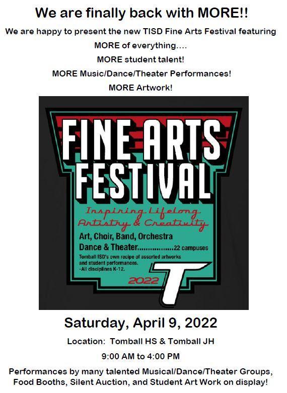 Fine Arts Festival On Saturday