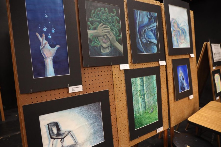 The AP Art Show is in the Black Box this week.