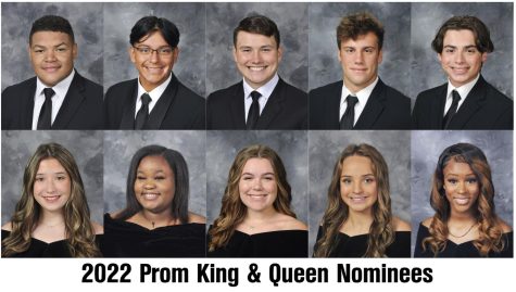The nominees for Prom King and Queen.