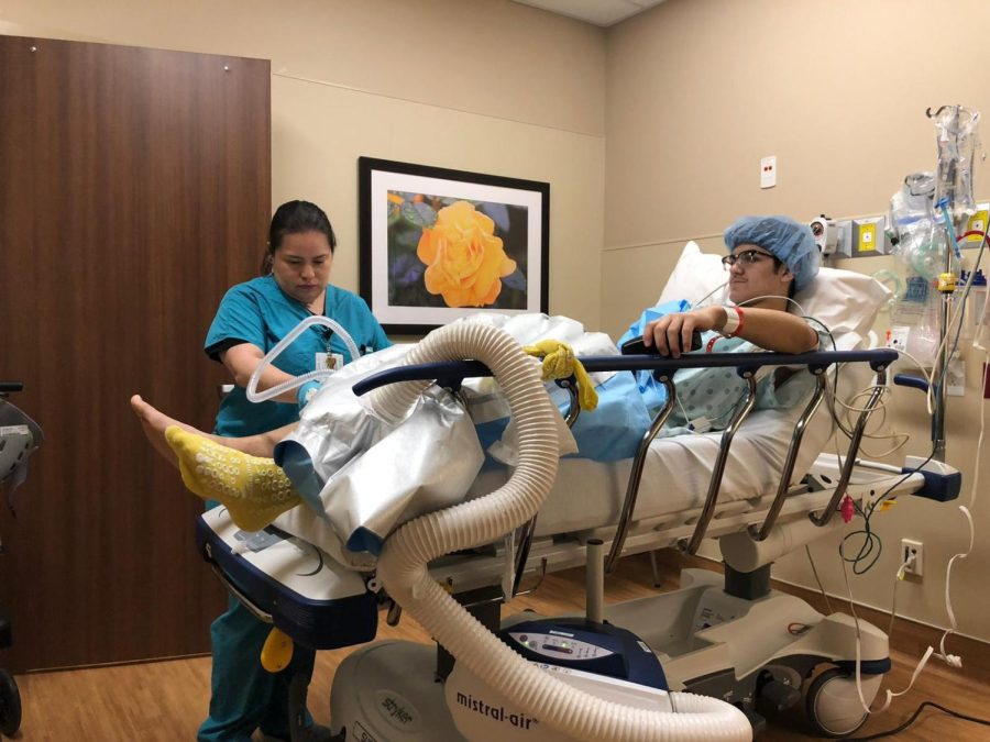 Ashton Lux going into surgery