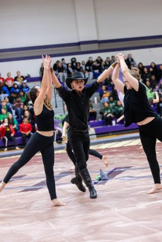 Varsity Winter guard advances to State
