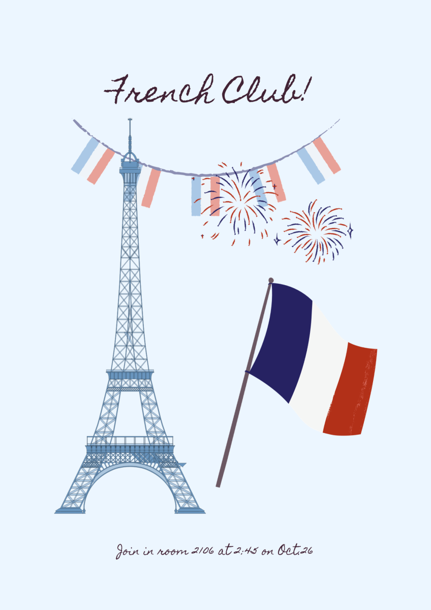 Participate in French Club today! 