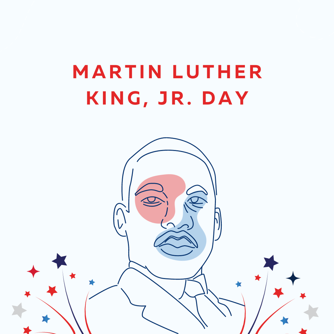 Minimalist Martin Luther King, Jr. Day Instagram Post