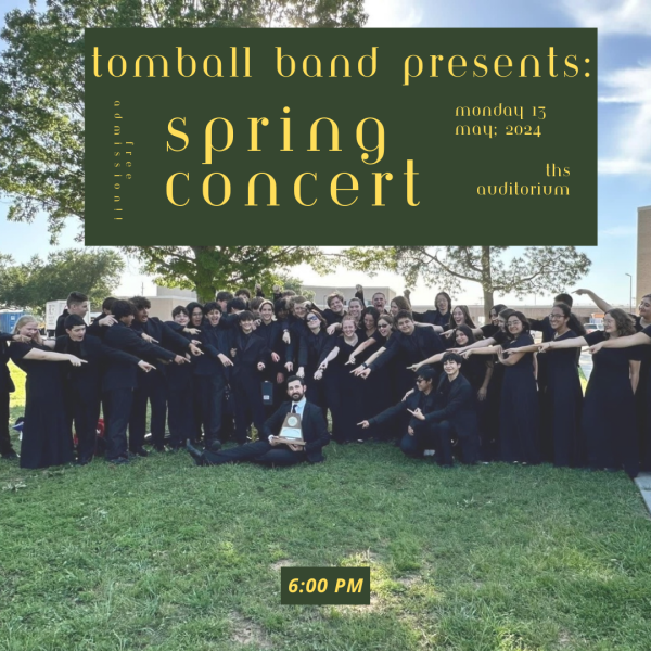 Flyer made with help of the TCP Band to promote their spring concert
