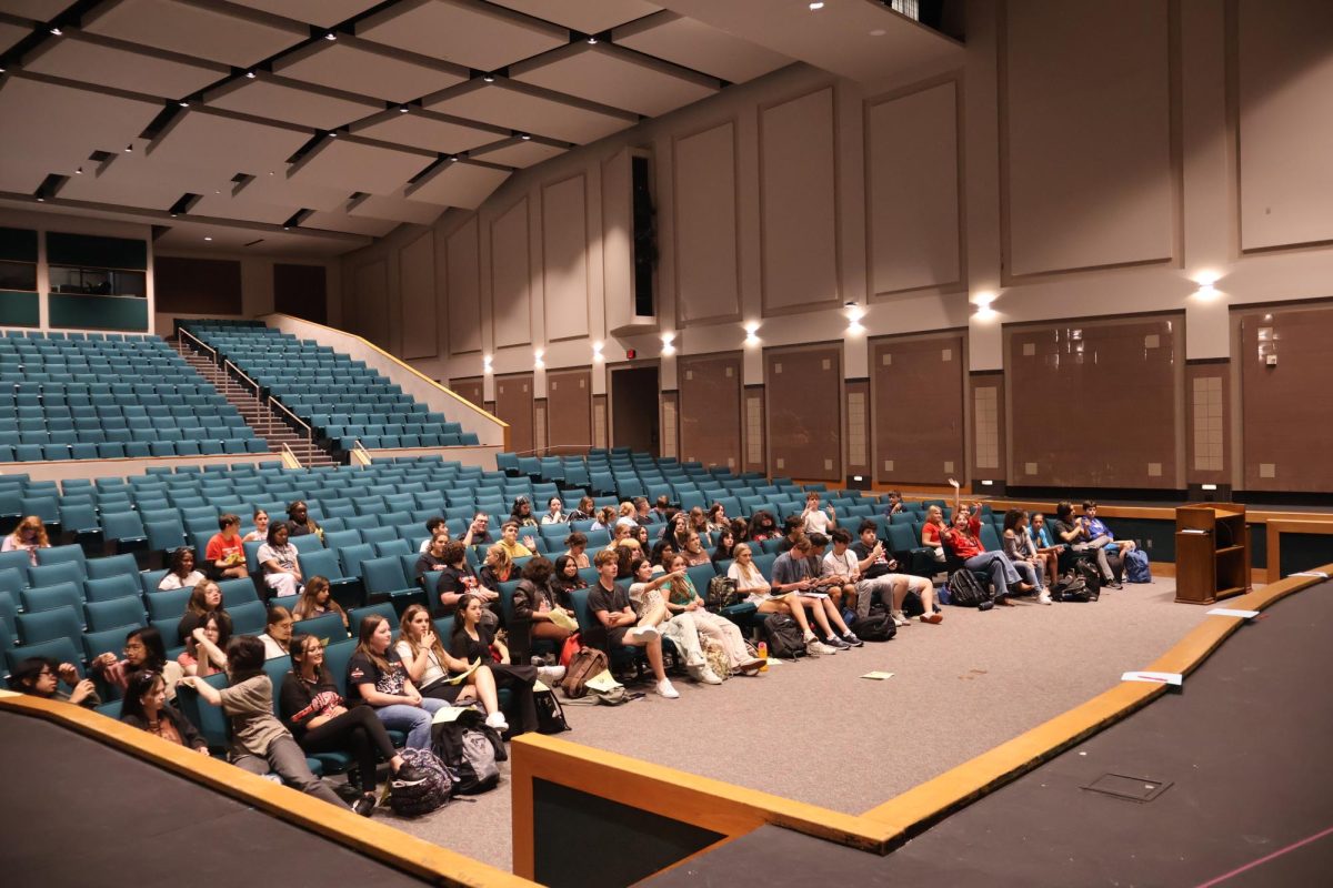 Big crowd shown up for the first stage meeting of the 2024-2025 school year.