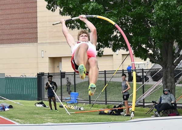 Ben pole vaulting