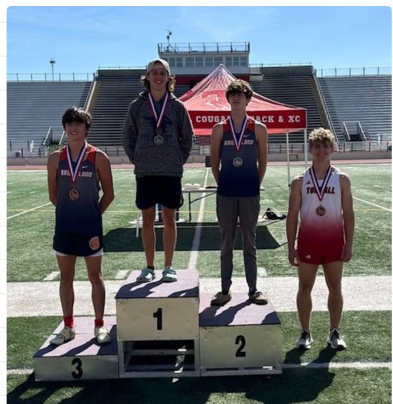 Ben Prince finishes in 4th place in the pole vault and advances to Waco for the regional meet