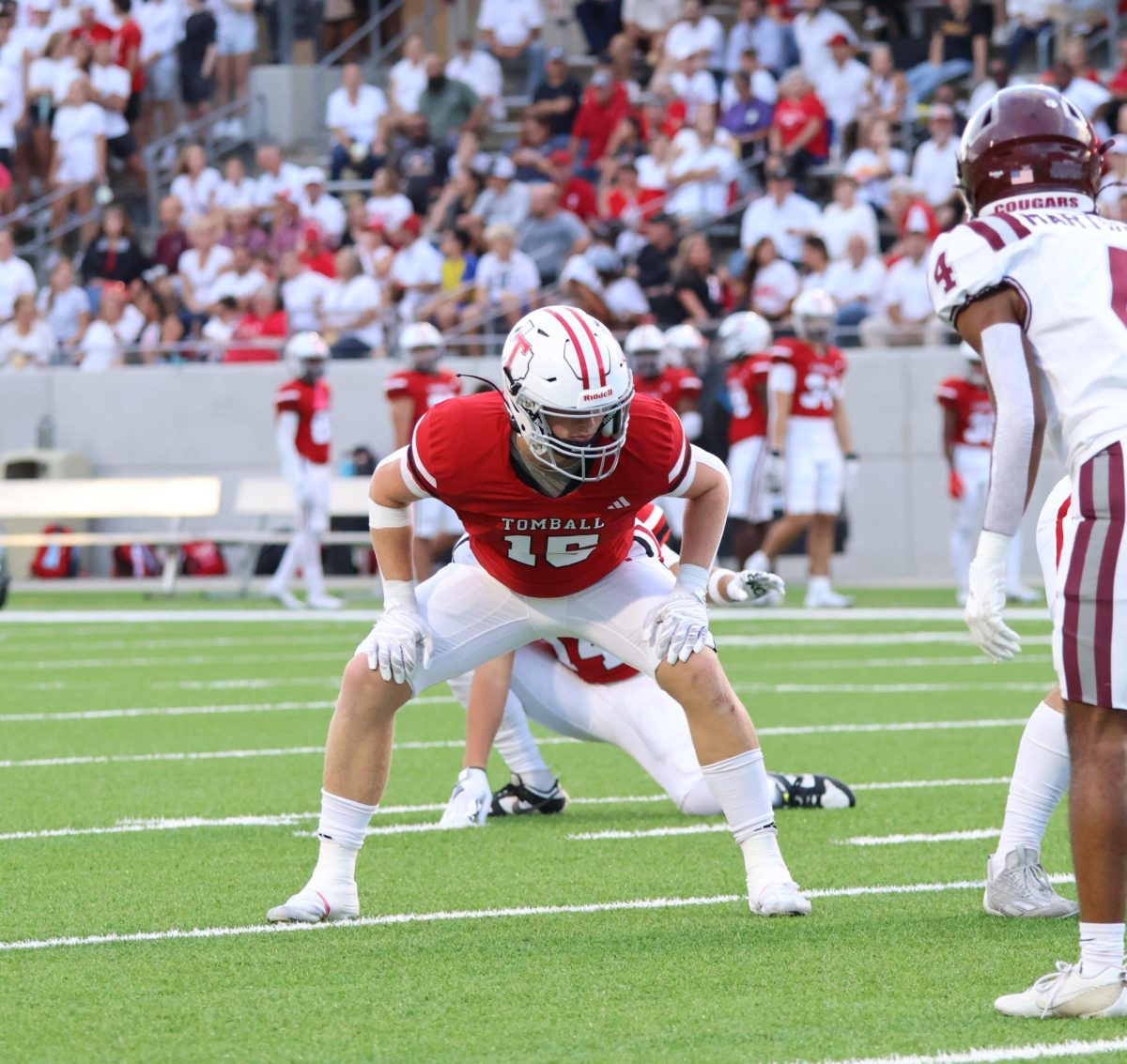 THe defense looked more consistent than in the opening game, playing well the final two minutes as the Cougars rallied for the win.