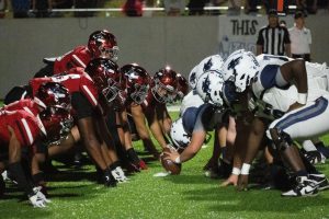 D-Line ready for the snap