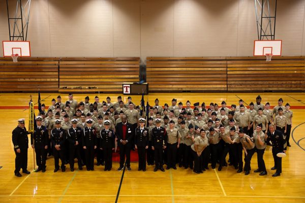 Cadets did very well at the area inspection, an annual event for the THS NJROTC.