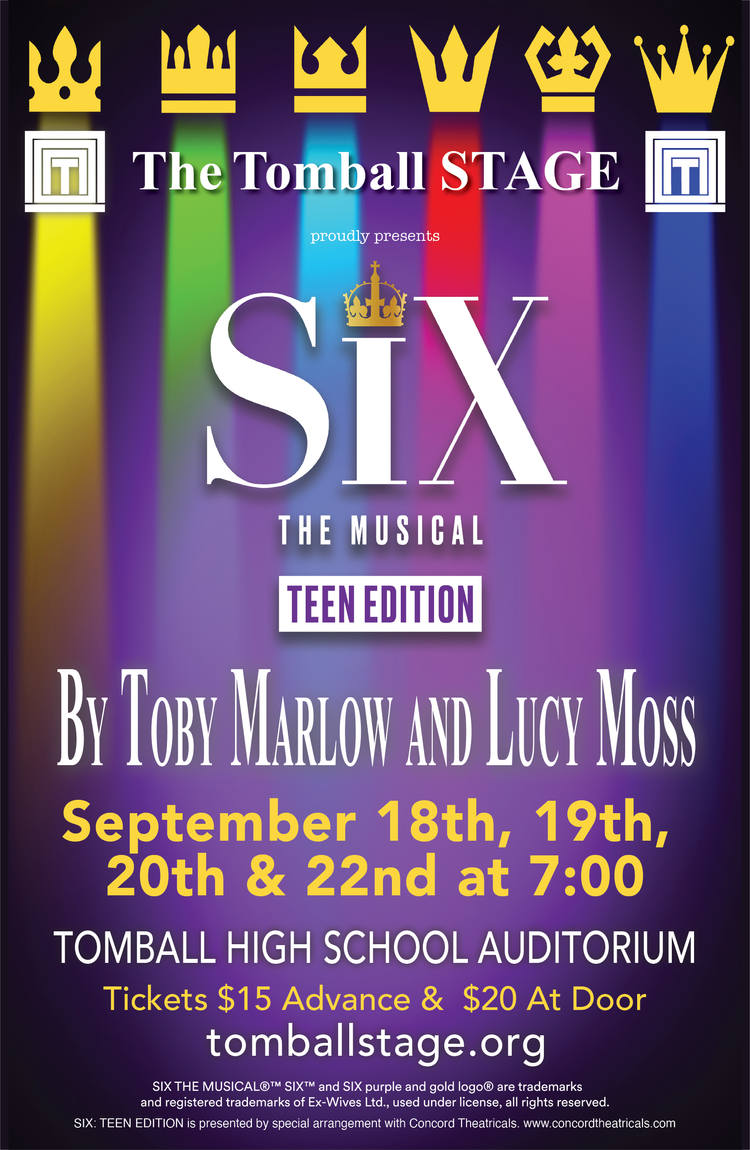 Six the musical poster