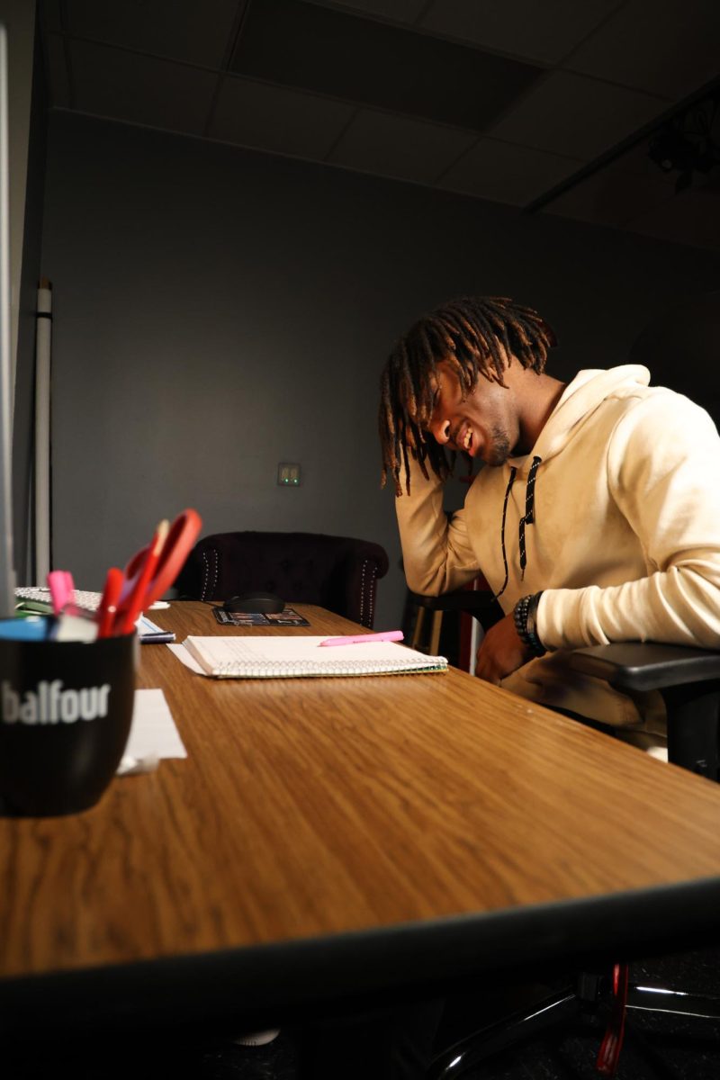 The stress of academics on a student 