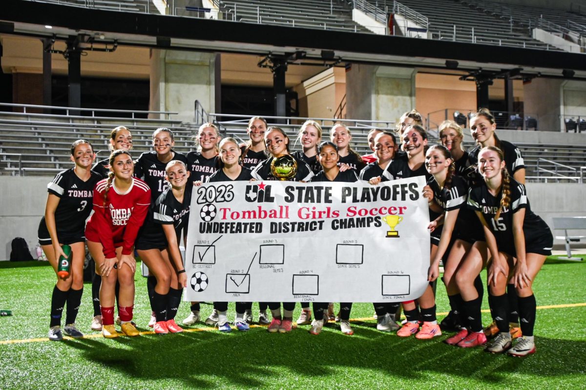 The girls varsity soccer team beats Cy-Lakes 2-0 to win the Area Championship.